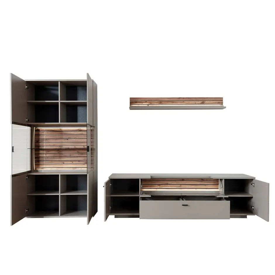 Pharao24 Wohnwand Gerrit> Moderne Wohnwände|Wohnwand 300 Cm