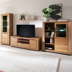 Pharao24 Wohnwand Jayva> Wohnwand 350 Cm|Moderne Wohnwände