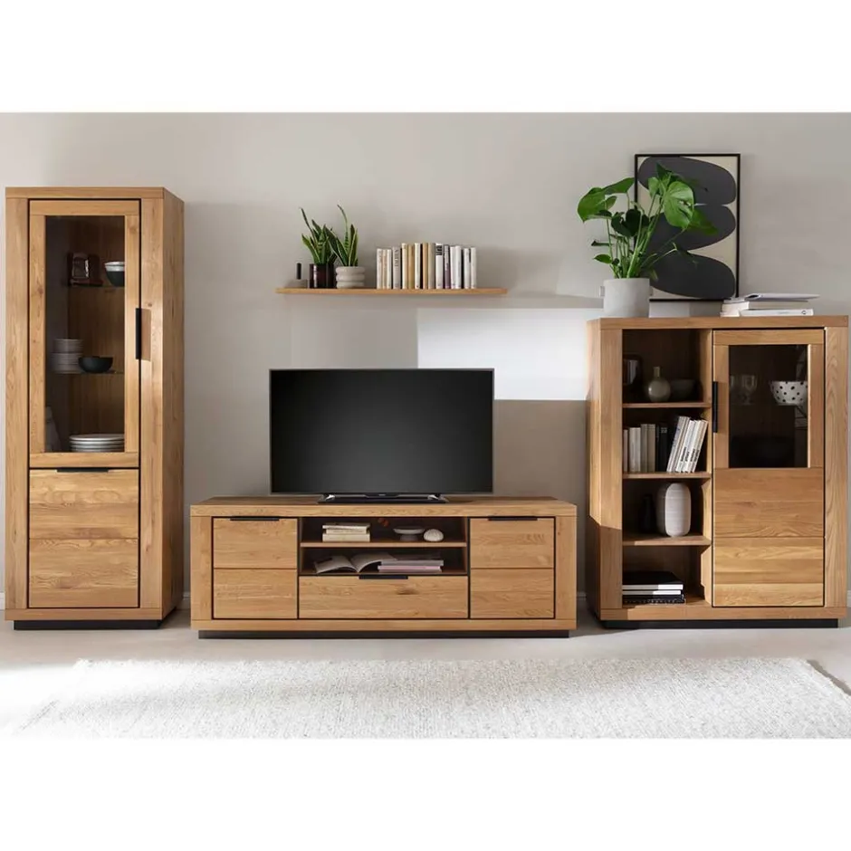 Pharao24 Wohnwand Jayva> Wohnwand 350 Cm|Moderne Wohnwände