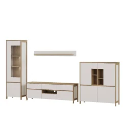 Wohnwand 350 Cm*Pharao24 Wohnwand Labrassa