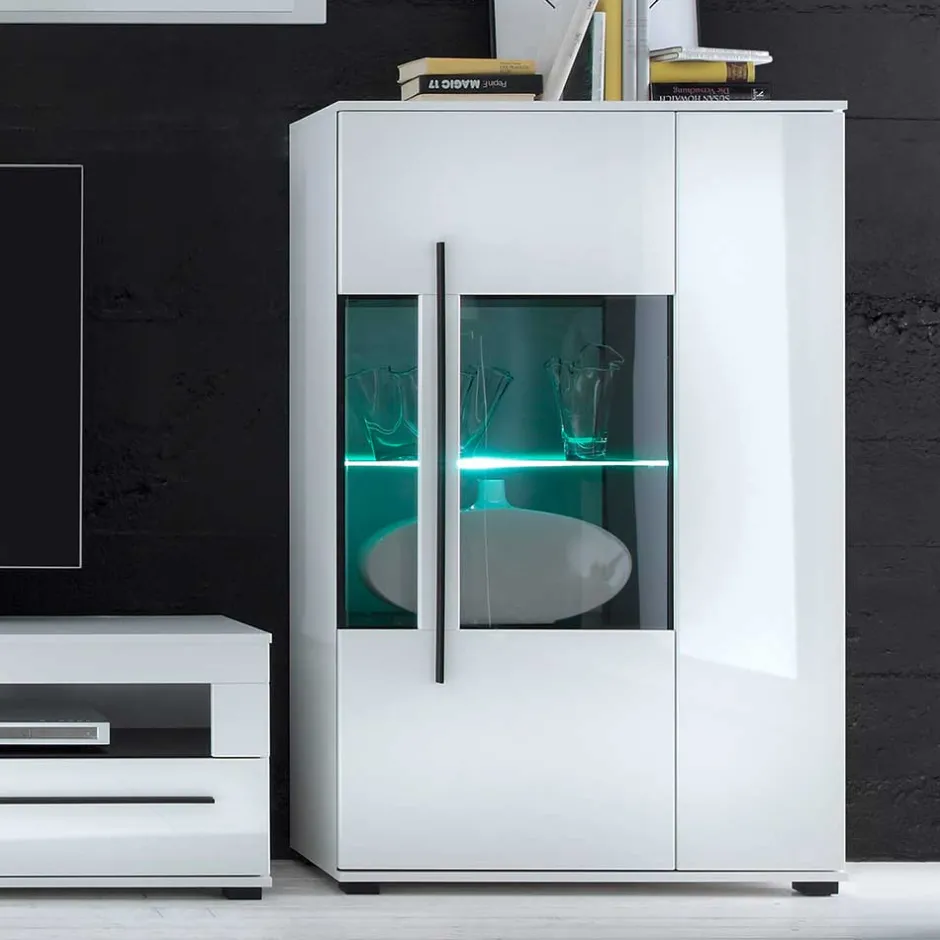 Pharao24 Wohnwand Lorainas> Wohnzimmerschrank|Wohnwand 350 Cm