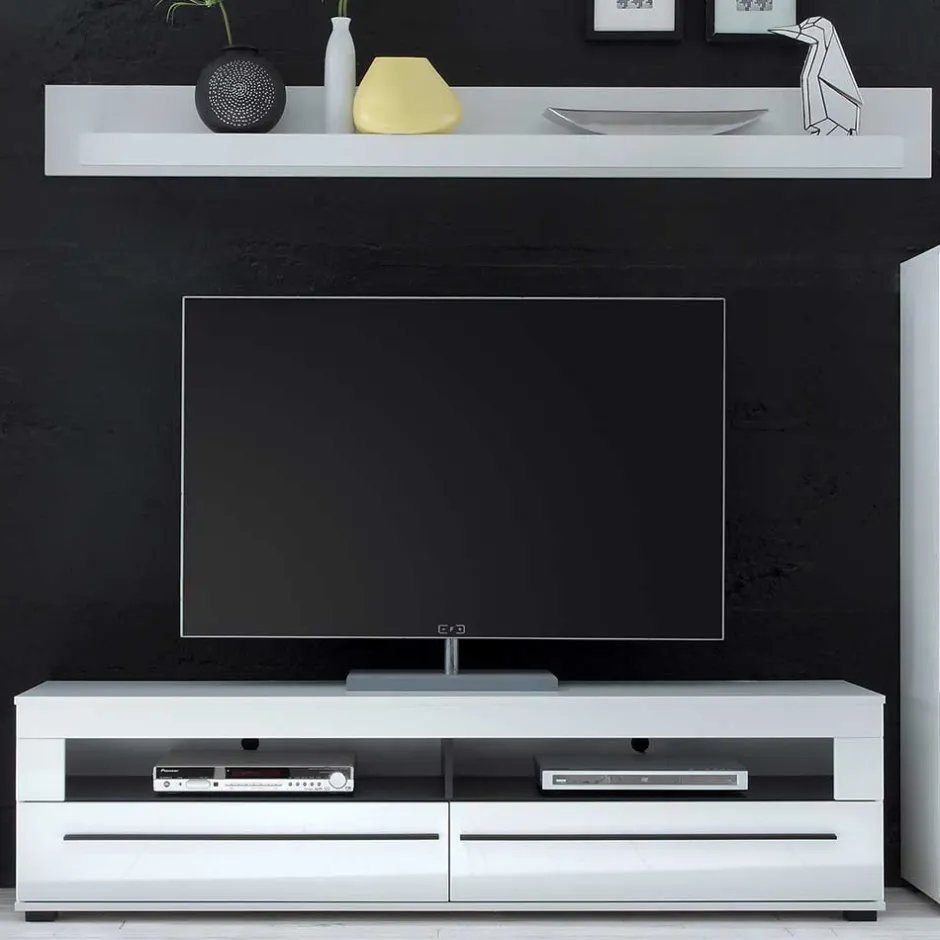 Pharao24 Wohnwand Lorainas> Wohnzimmerschrank|Wohnwand 350 Cm