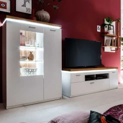 Wohnwand 250 Cm|Moderne Wohnwände*Pharao24 Wohnwand Lovranon