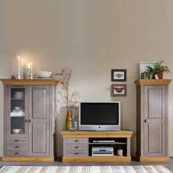 Wohnzimmerschrank|Wohnwand 300 Cm*Pharao24 Wohnwand Mangali