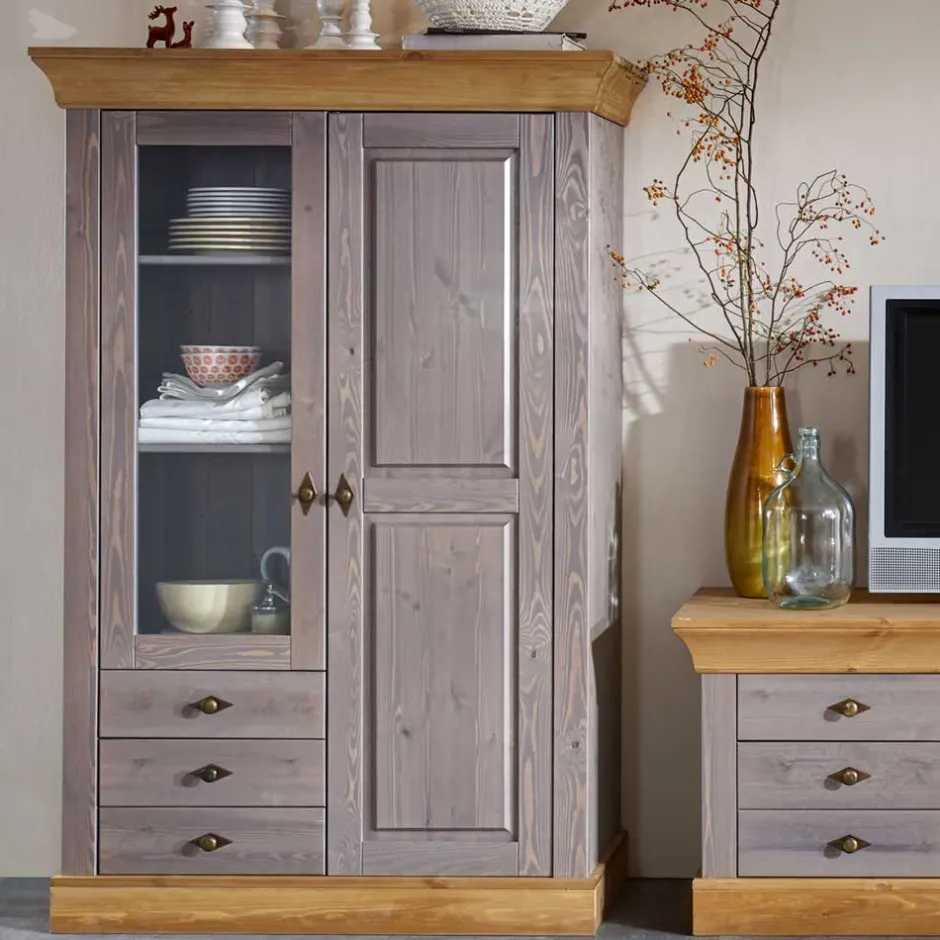 Wohnzimmerschrank|Wohnwand 300 Cm*Pharao24 Wohnwand Mangali