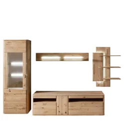 Moderne Wohnwände|Wohnwand 300 Cm*Pharao24 Wohnwand massiv Drascana