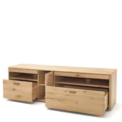 Moderne Wohnwände|Wohnwand 300 Cm*Pharao24 Wohnwand massiv Drascana