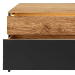 Wohnzimmerschrank|Wohnwand 250 Cm*Pharao24 Wohnwand Massivholz geölt Despinia