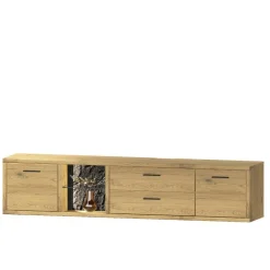 Pharao24 Wohnwand Massivholz Ostoro><noscript><img width=