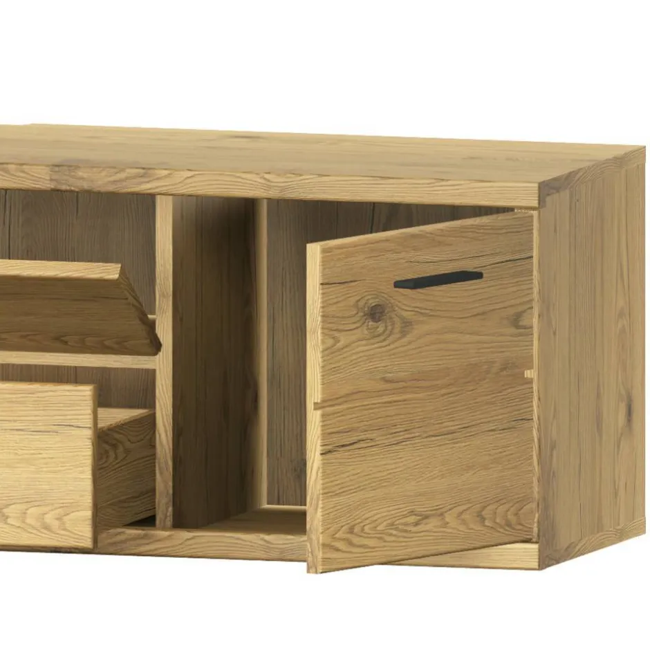 Pharao24 Wohnwand Massivholz Ostoro> Moderne Wohnwände|Wohnwand 250 Cm