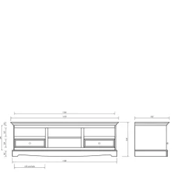 Pharao24 Wohnwand Massivholz Renero><noscript><img width=