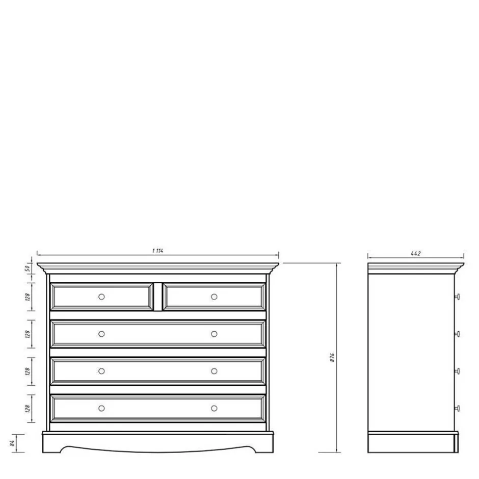 Pharao24 Wohnwand Massivholz Renero> Wohnzimmerschrank|Wohnwand 350 Cm