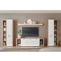 Moderne Wohnwände|Wohnwand 350 Cm*Pharao24 Wohnwand modern Asprecca