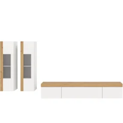 Moderne Wohnwände|Wohnwand 250 Cm*Pharao24 Wohnwand modern Diego