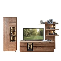 Wohnzimmerschrank|Wohnwand 300 Cm*Pharao24 Wohnwand modern Emly