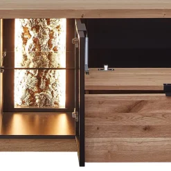 Wohnzimmerschrank|Wohnwand 300 Cm*Pharao24 Wohnwand modern Emly