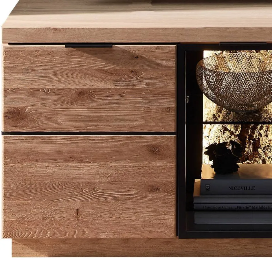 Wohnzimmerschrank|Wohnwand 300 Cm*Pharao24 Wohnwand modern Emly