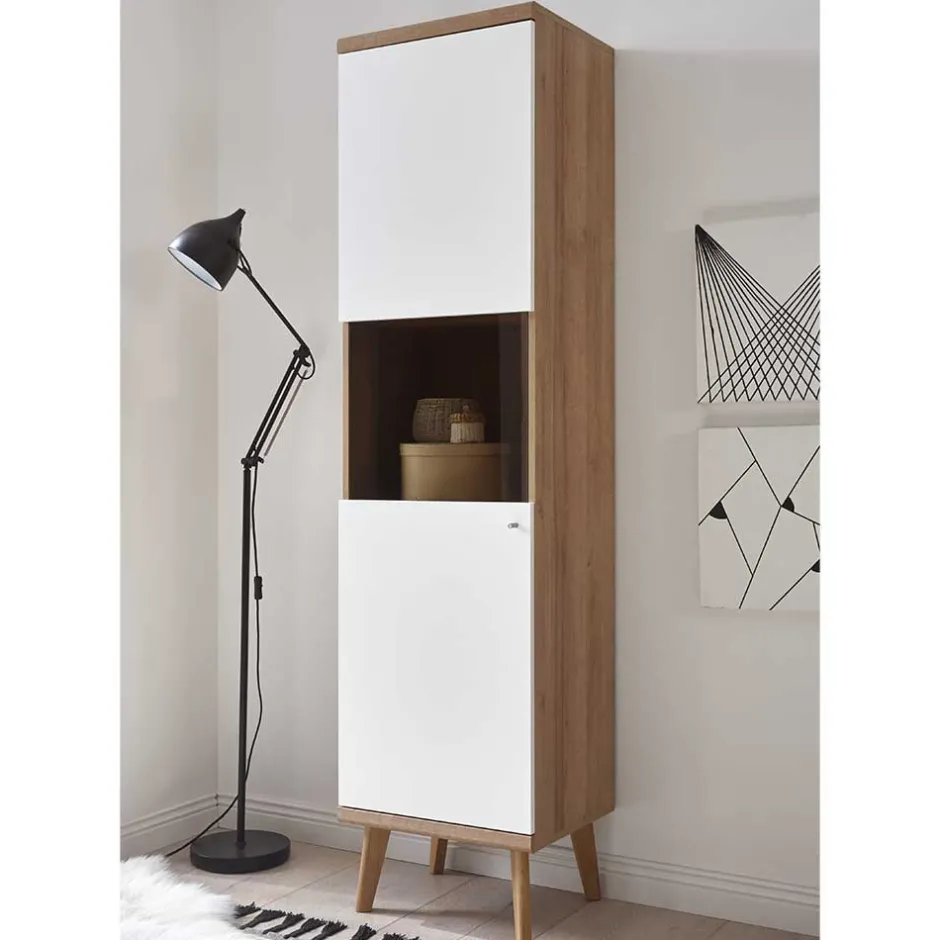 Massivholz Wohnwände*Pharao24 Wohnwand Modern Levanca