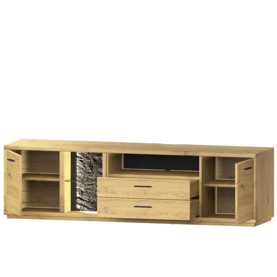 Moderne Wohnwände|Wohnwand 250 Cm*Pharao24 Wohnwand modern Ostoro