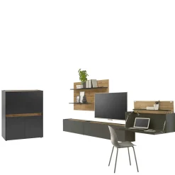 Moderne Wohnwände*Pharao24 Wohnwand modern Uzniana