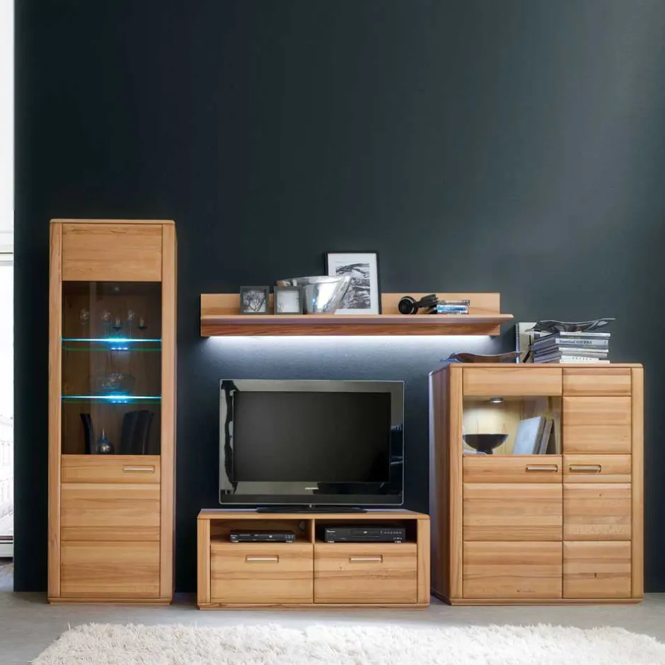 Wohnwand 300 Cm|Moderne Wohnwände*Pharao24 Wohnwand Phelix