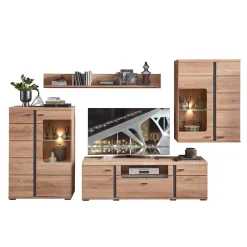 Pharao24 Wohnwand Sebetino> Moderne Wohnwände|Wohnwand 350 Cm