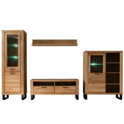 Wohnwand 300 Cm*Pharao24 Wohnwand Suzana