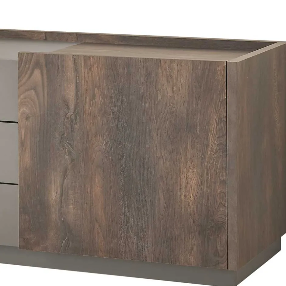 Moderne Wohnwände|Wohnwand 350 Cm*Pharao24 Wohnwand 3-teilig Hanniba