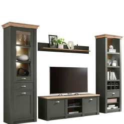 Pharao24 Wohnwand Vashina> Wohnwand 300 Cm