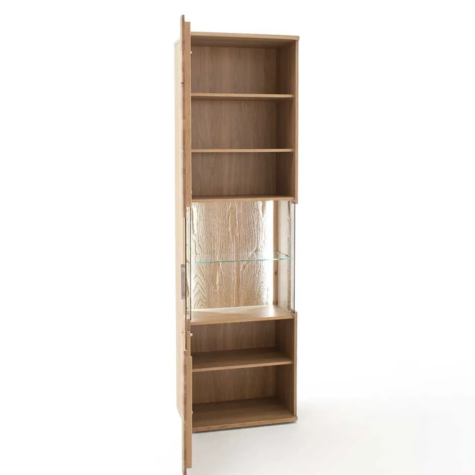 Wohnzimmerschrank|Vitrinenschrank*Pharao24 Wohnwand Vitrine Lamanda