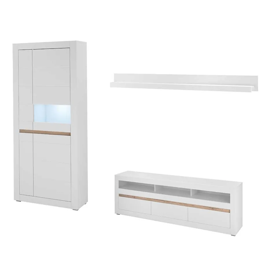 Pharao24 Wohnwand Vulino> Moderne Wohnwände|Wohnwand 300 Cm