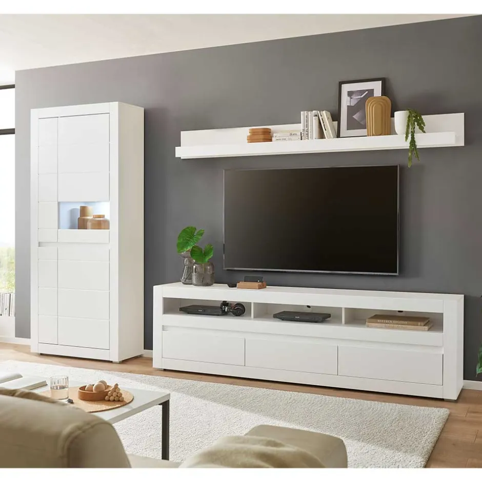 Pharao24 Wohnwand Vulino> Moderne Wohnwände|Wohnwand 300 Cm