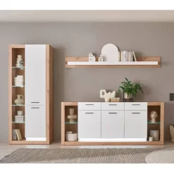 Moderne Wohnwände*Pharao24 Wohnzimmer Anbauwand Asprecca