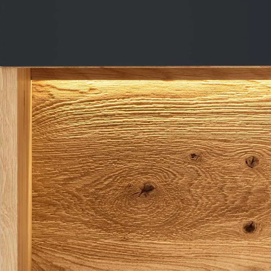 Moderne Wohnwände|Massivholz Wohnwände*Pharao24 Wohnzimmer Anbauwand Despinia