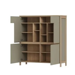 Wohnwand 300 Cm*Pharao24 Wohnzimmer Anbauwand Fine