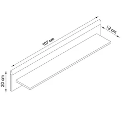 Wohnwand 300 Cm|Massivholz Wohnwände*Pharao24 Wohnzimmer Anbauwand Levanca