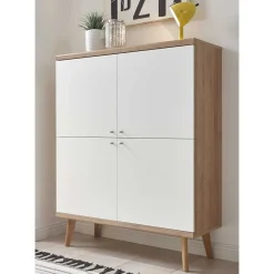 Wohnwand 300 Cm|Massivholz Wohnwände*Pharao24 Wohnzimmer Anbauwand Levanca