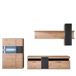 Pharao24 Wohnzimmer Anbauwand Lucisa> Wohnwand 300 Cm|Moderne Wohnwände