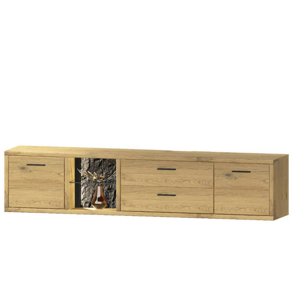 Wohnwand 300 Cm|Moderne Wohnwände*Pharao24 Wohnzimmer Anbauwand Ostoro