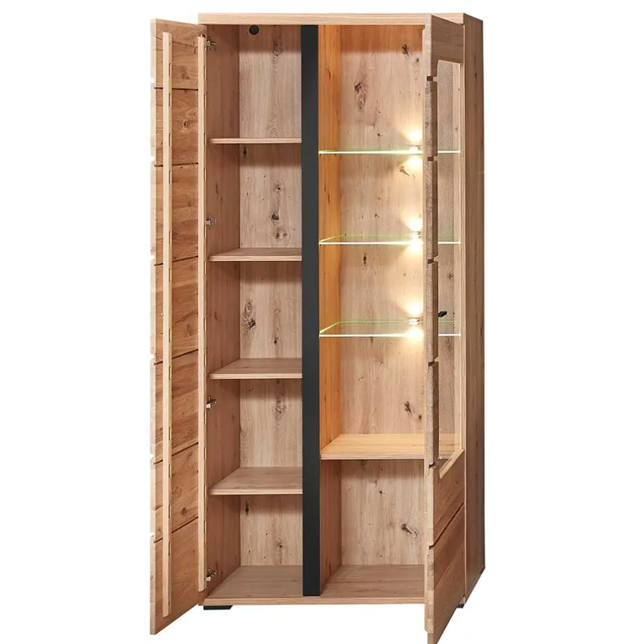 Pharao24 Wohnzimmer Anbauwand Sebetino> Wohnzimmerschrank|Wohnwand 350 Cm
