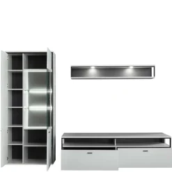 Moderne Wohnwände|Wohnwand 250 Cm*Pharao24 Wohnzimmer Anbauwand Ukai