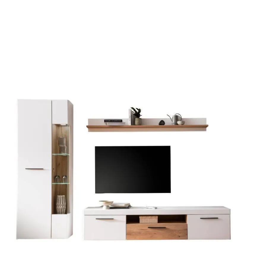 Moderne Wohnwände*Pharao24 Wohnzimmer Anbauwand Vrenessa