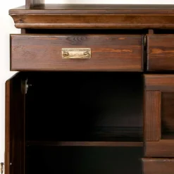 Wohnzimmervitrinen|Massivholz Schränke*Pharao24 Wohnzimmer Buffetschrank Valhion