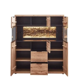 Pharao24 Wohnzimmer Highboard Emly><noscript><img width=