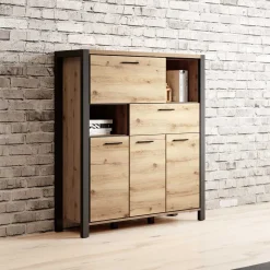 Esszimmerkommoden|Wohnzimmerkommoden*Pharao24 Wohnzimmer Highboard Foxxy