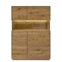 Wohnzimmervitrinen|Massivholz Schränke*Pharao24 Wohnzimmer Highboard Klever