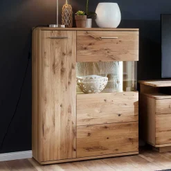 Pharao24 Wohnzimmer Highboard Lamanda> Küchenkommode|Wohnzimmerkommoden
