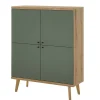 Pharao24 Wohnzimmer Highboard Lora> Esszimmerkommoden|Wohnzimmerkommoden