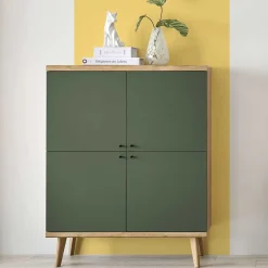Pharao24 Wohnzimmer Highboard Lora> Esszimmerkommoden|Wohnzimmerkommoden
