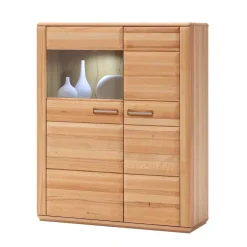 Pharao24 Wohnzimmer Highboard Phelix> Massivholzmöbel|Wohnzimmerkommoden